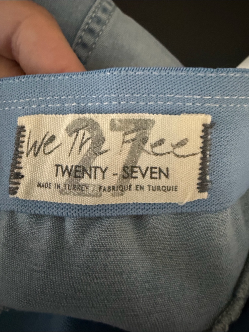 Free People We The Free Cha Cha Flare Jeans Pull On High Rise Bell Bottom Sz 27 - Picture 7 of 8